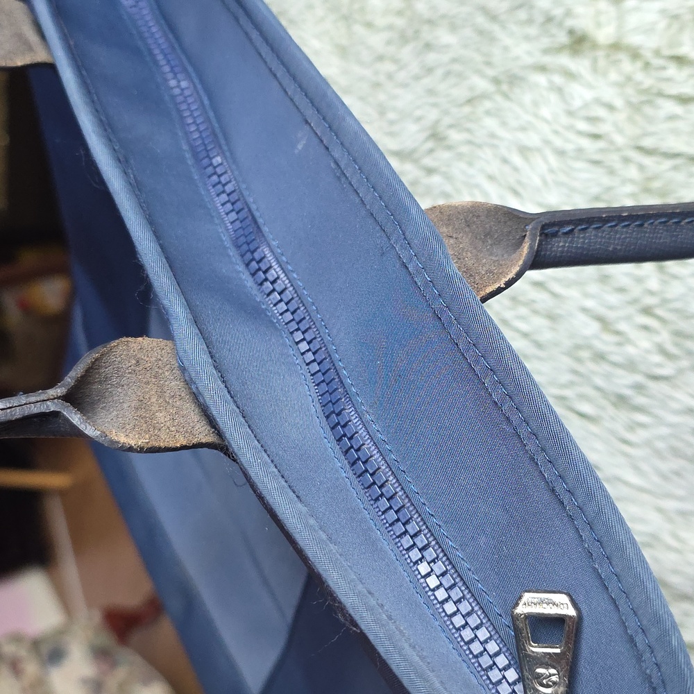 Longchamp Navy Blue Tote Bag - Picture 8 of 16